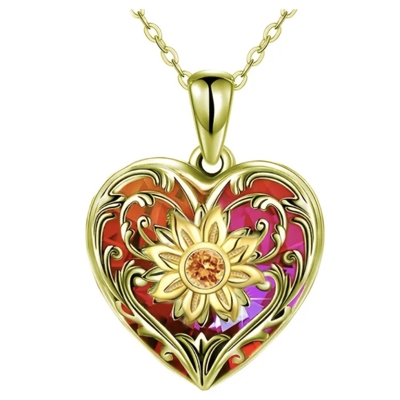 Jewelry - NWT! Beautiful gold and multi-color underlay necklace